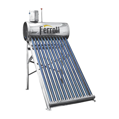 Panou solar nepresurizat Ferroli EcoSole 15, rezervor inox, 150 l