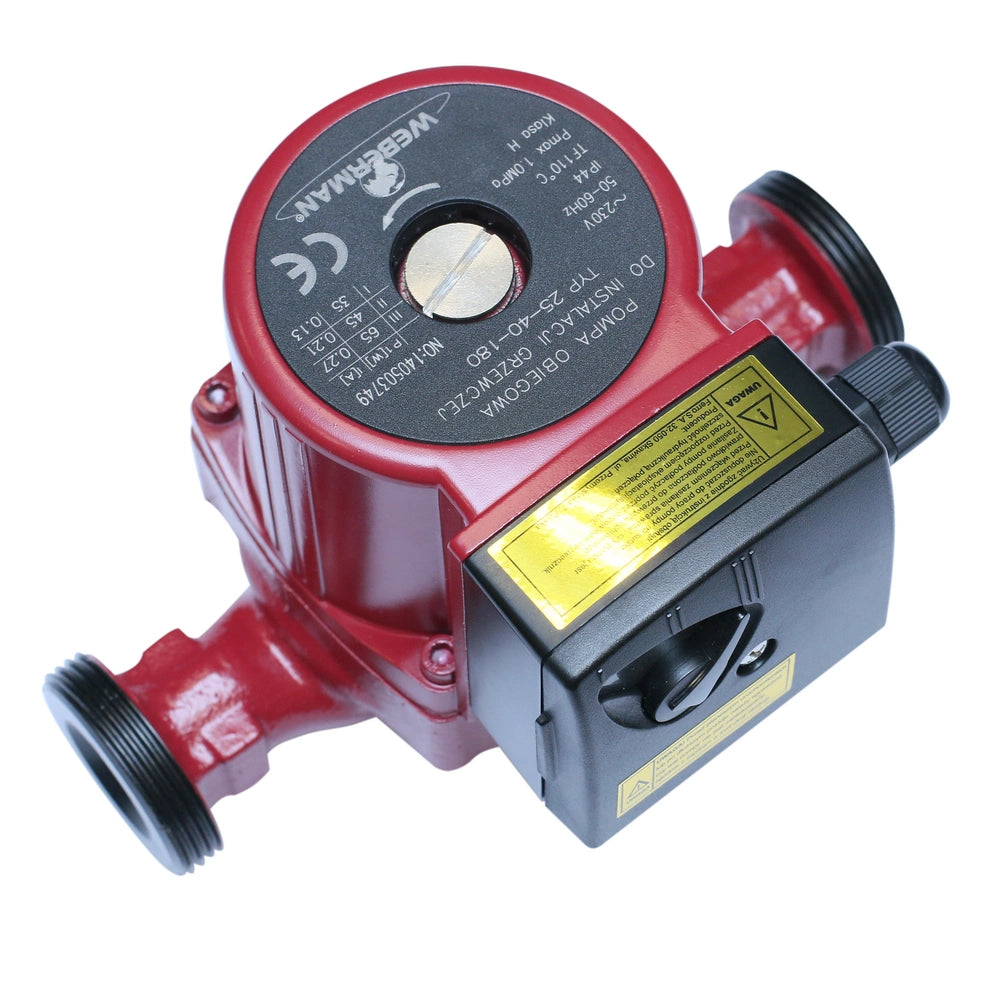 Pompa circulatie Ferro Weberman 0202W, 25/60/180, 3 trepte, IP44, 0,2 - 4,5 mc/h