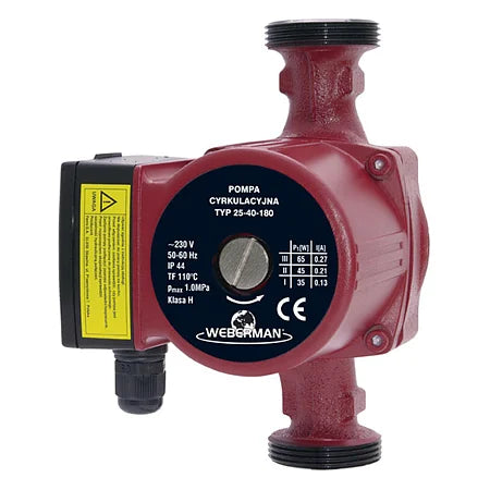 Pompa circulatie Ferro Weberman 0201W, 25/40/180, 3 trepte, IP44, 0,2 - 3,5 mc/h